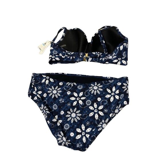NWT Bleu Rod Beattie Women’s Plus Floral Print Two Piece Bikini Set - Picture 7 of 7